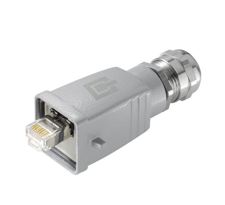 1963110000 - IE-PS-V05M-RJ45-TH - Ficha RJ45 IP67 variante 5 para crimpar - WEIDMULLER