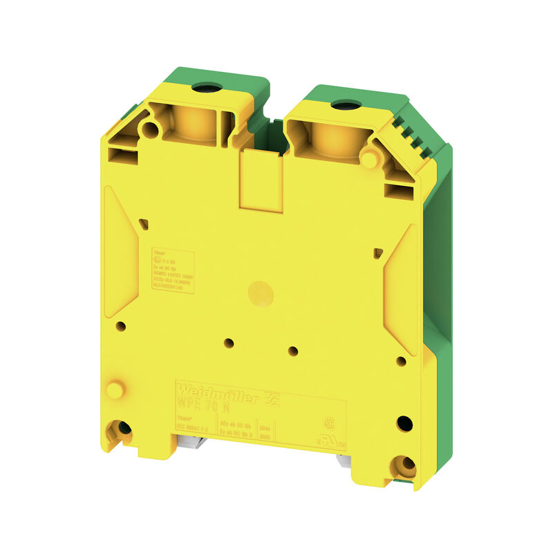 9512200000 - WPE 70N/35 - Borne de tierra 70 mm² - WEIDMULLER