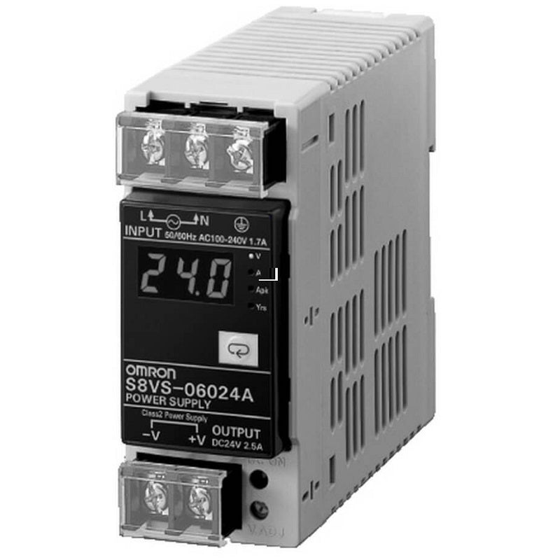 S8VS-06024A - Fuente 24 Vdc 2,5 A 60 W para riel DIN - OMRON