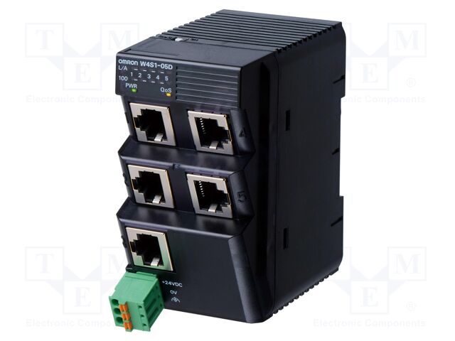 W4S1-05D - Switch Ethernet industrial 5 puertos - OMRON