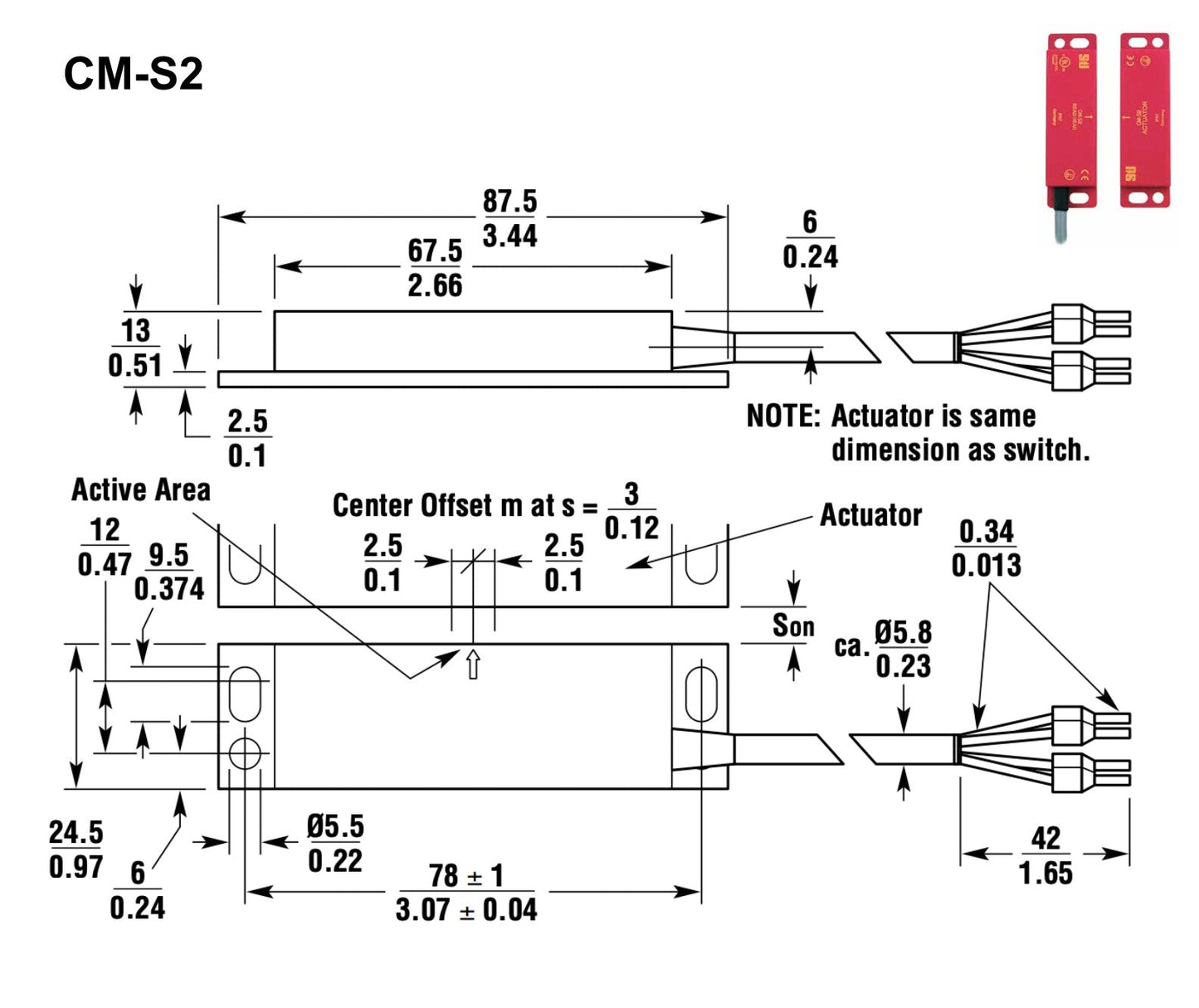CMS221PC5 - Switch de seguridad