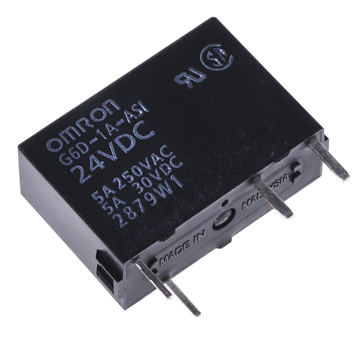 G6D-1A-ASI DC24 - Relé slim 1 NA 5 A 24 Vdc para circuito impreso - OMRON