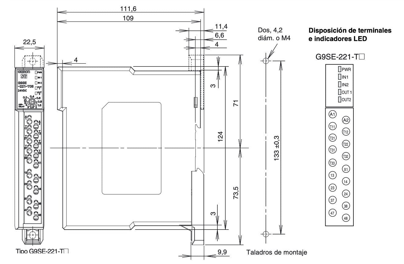 G9SE - 221 - T30 - Relé de Seguridad