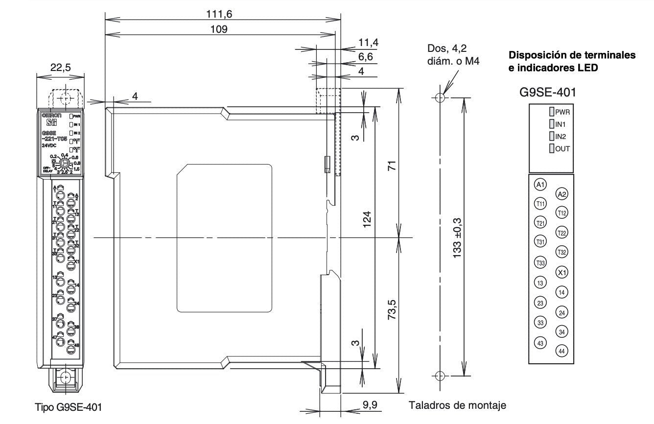 G9SE - 401 - Relé de Seguridad