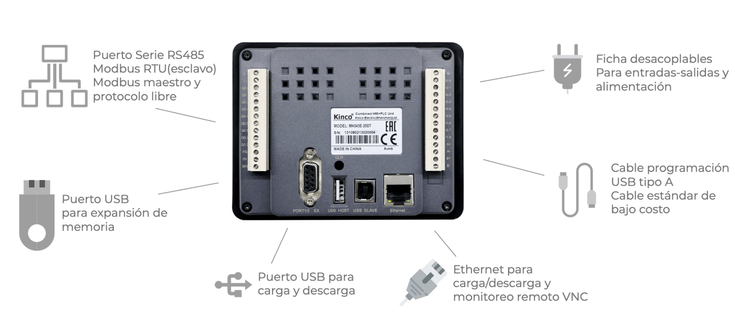 MK070E33DT PLC + HMI