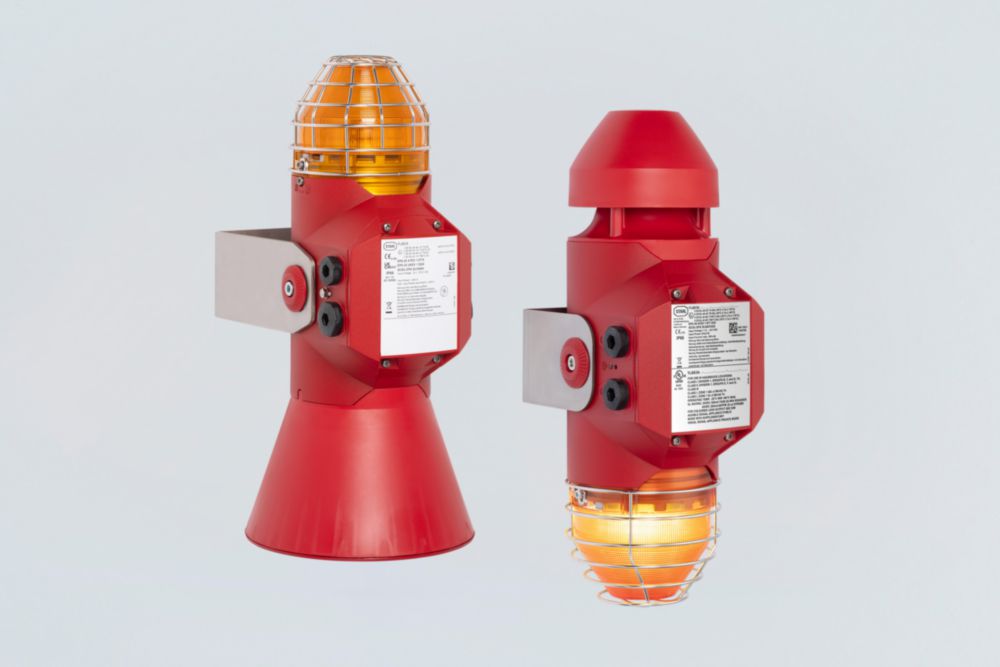 YL60/326-DS801-00RR30-ST000-0000 - Baliza-sirena LED roja 114 dB Ex, 12-27 Vcc - STAHL