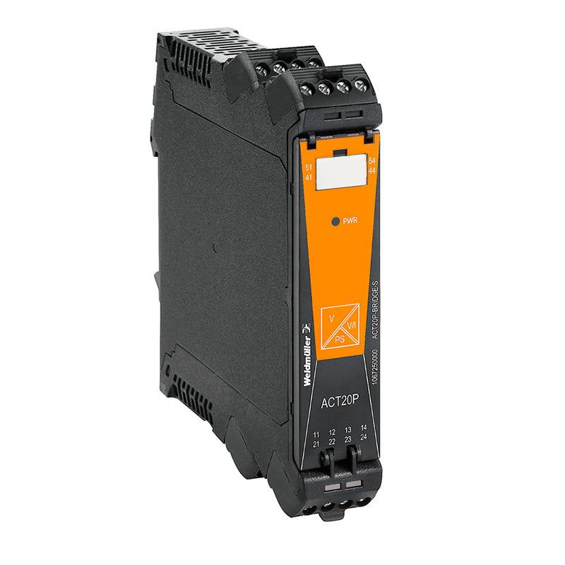 1067250000 - ACT20P-BRIDGE-S - Conversor para celdas de carga 4-20 mA / 0-10 V - WEIDMULLER