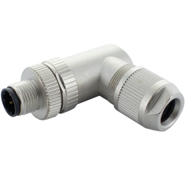 7000-14811-0000000 - Conector M12 macho acodado codificación D Push-Lock - MURR