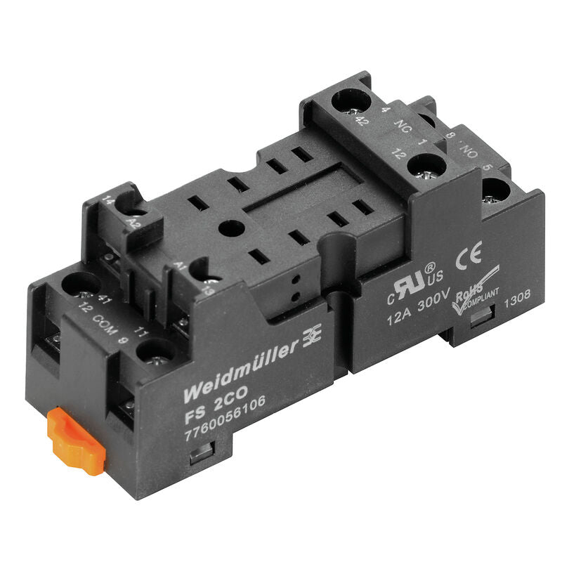 7760056106 - FS 2CO - Zócalo para relé de 2 inversores a tornillo - WEIDMULLER