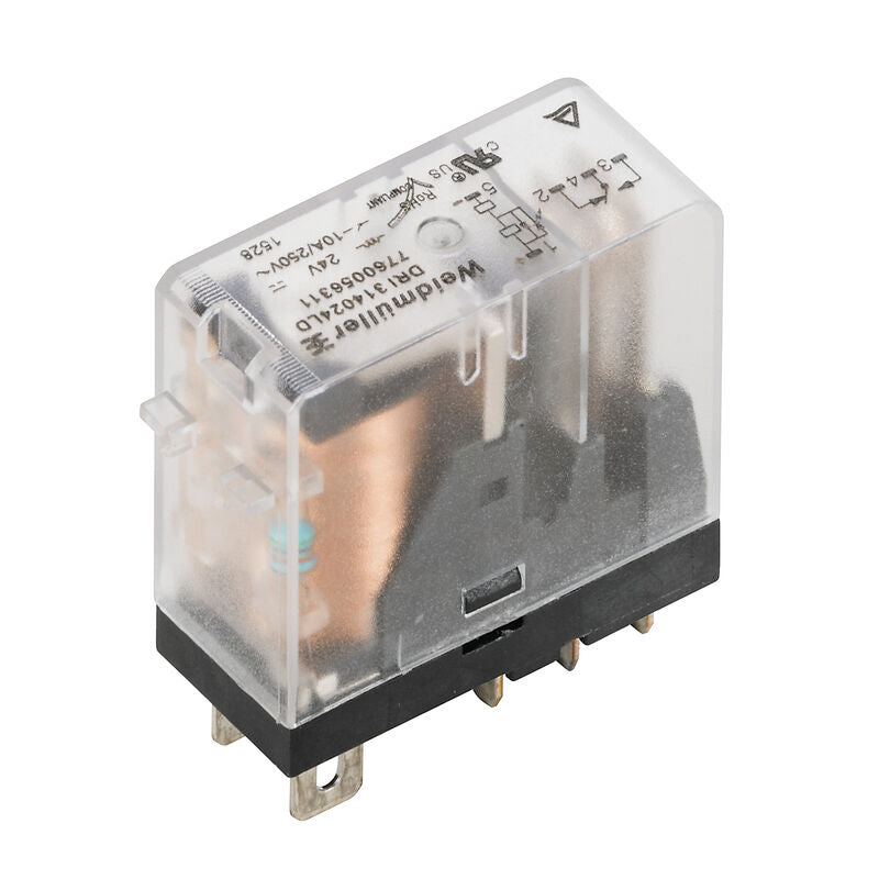 7760056311 - DRI314024LD - Relé miniatura 1 inversor 10 A 24 Vdc con LED - WEIDMULLER