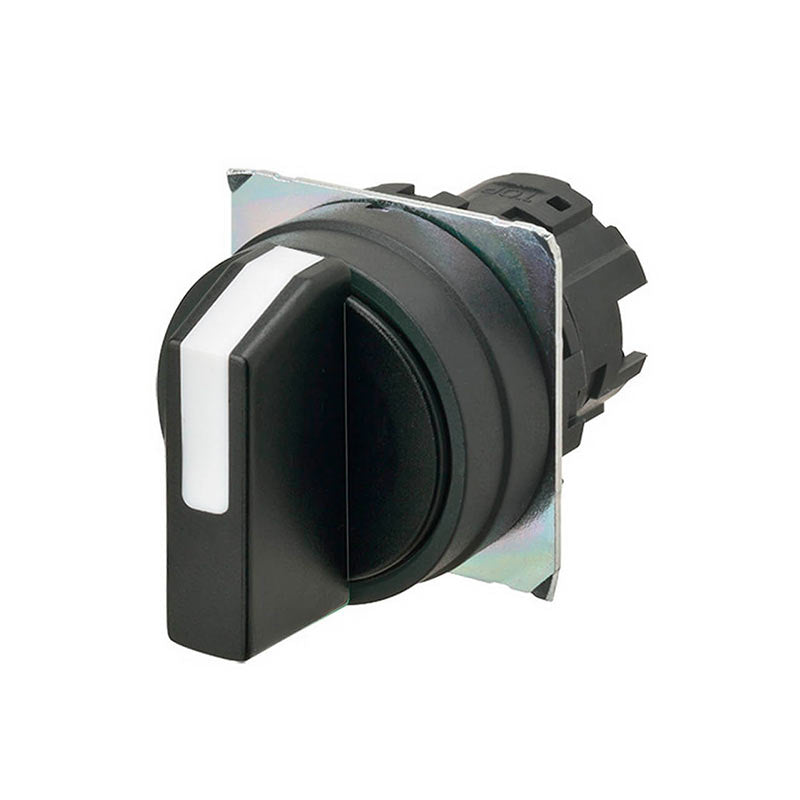A22NZ-3BM-NBA - Selectora 3 posiciones negra 22 mm - OMRON