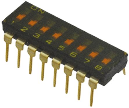 A6T-4102 - Interruptor DIP deslizante 4 posiciones - OMRON