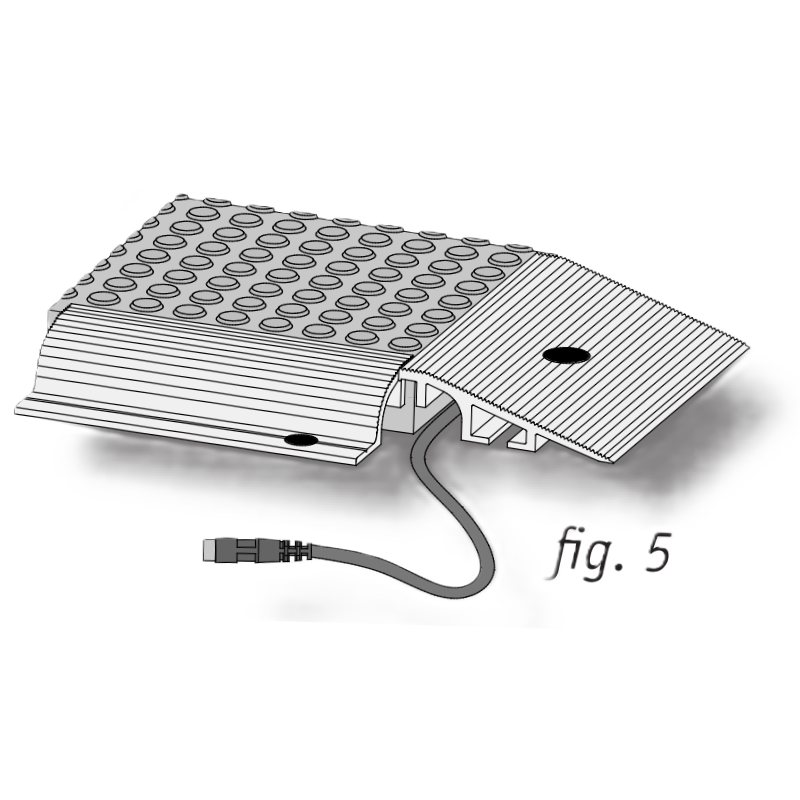 603003 riel de fijación - Alfombra de Seguridad