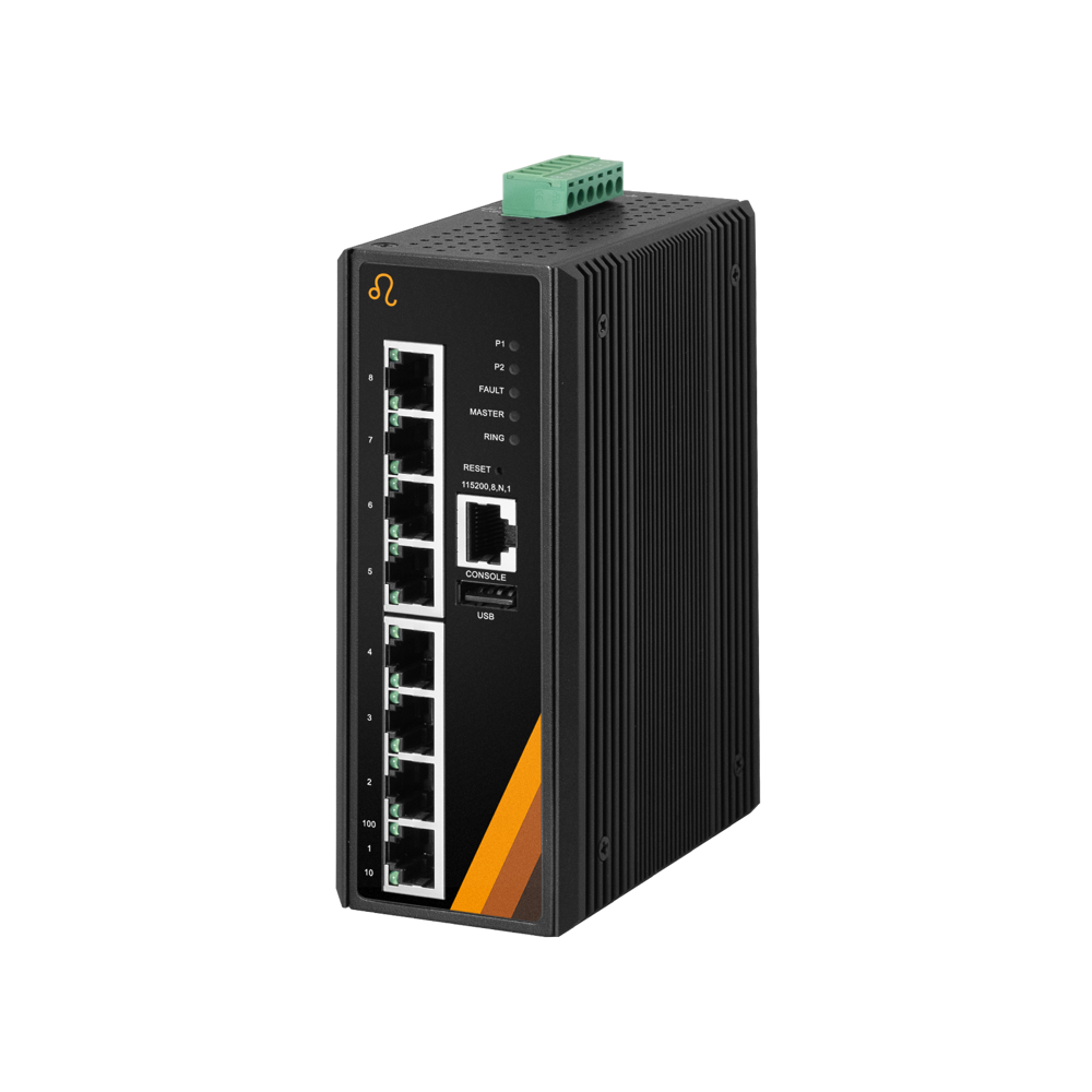 ET5-0800-T - Switch Ethernet industrial 8 puertos temperatura extendida - LEONTON