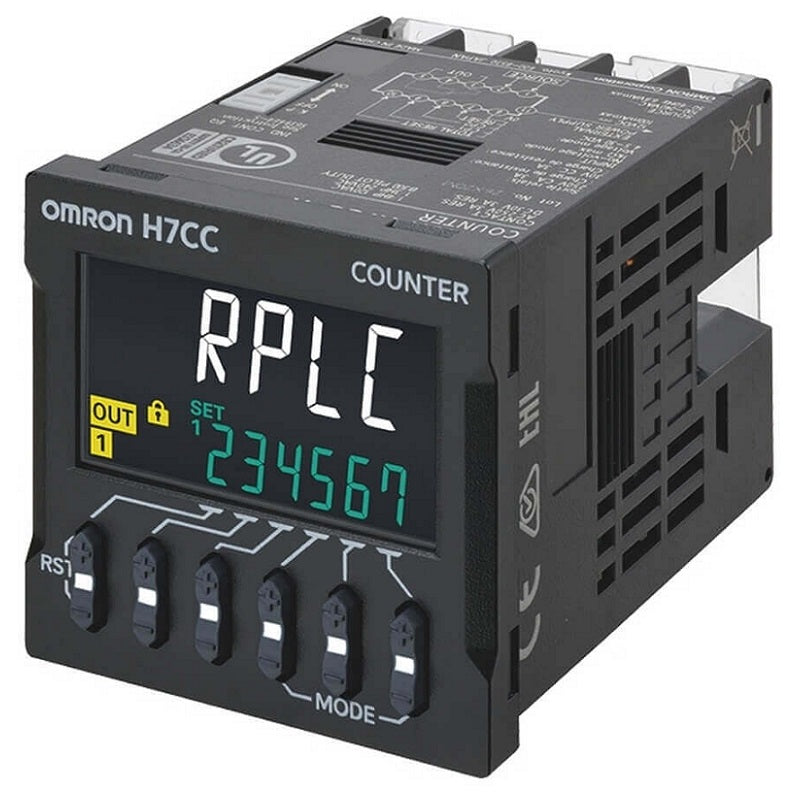 H7CC-A - Contador digital 48x48 multifunción salida relé - OMRON