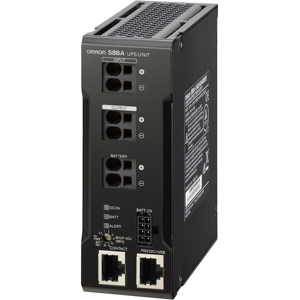 S8BA-24D24D480SBF - UPS DC 24 Vdc 480 W para riel DIN - OMRON