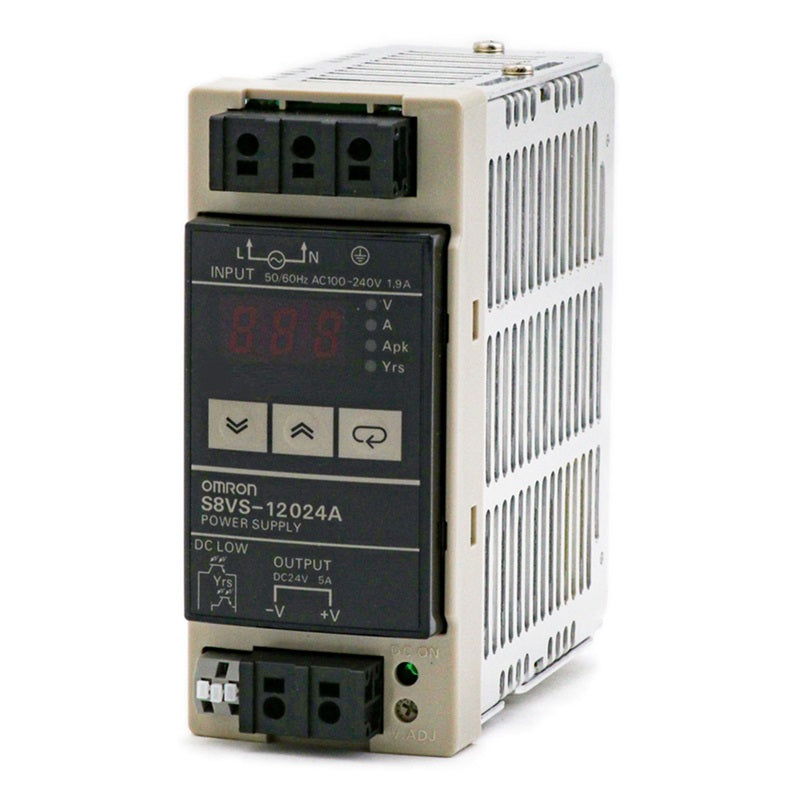 S8VS-12024A - Fuente 24 Vdc 5 A 120 W con display - OMRON