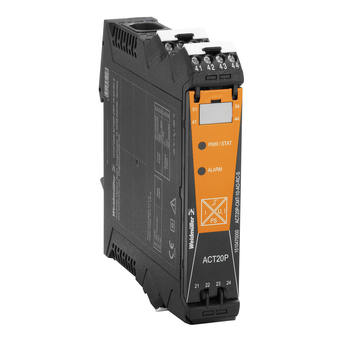 1510440000 - ACT20P-CMT-60-AO-RC-S - Transductor de corriente AC/DC 60 A con alarma - WEIDMULLER