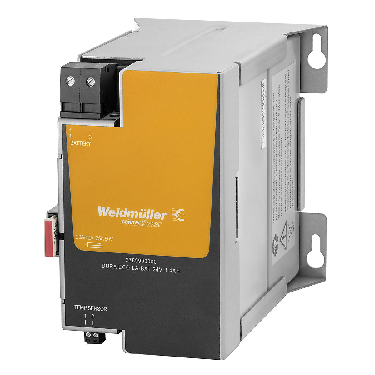 2789900000 - DURA ECO LA-BAT 24V 3.4AH - Módulo de baterías 24 Vdc 3,4 Ah - WEIDMULLER